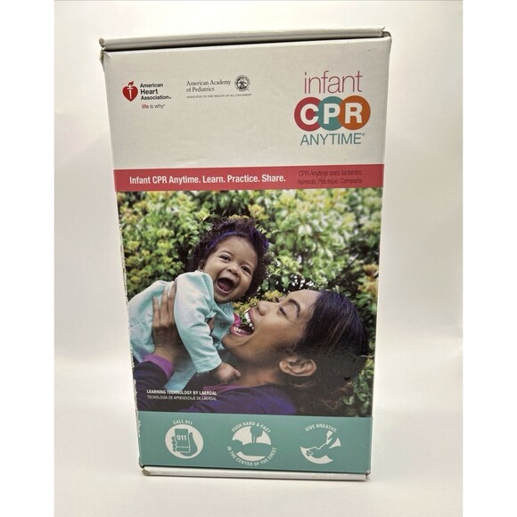 American Heart Association Infant CPR Anytime Kit Inflatable Manikin Latex free - Picture 15 of 15